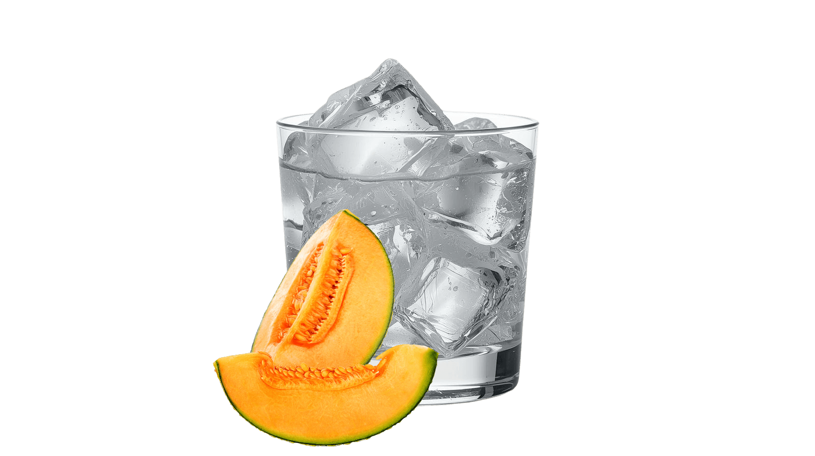 Meyveli buzlu şerbet (Yaz İçeceği), meyve parçacıklı, serinletici kafe içeceği.