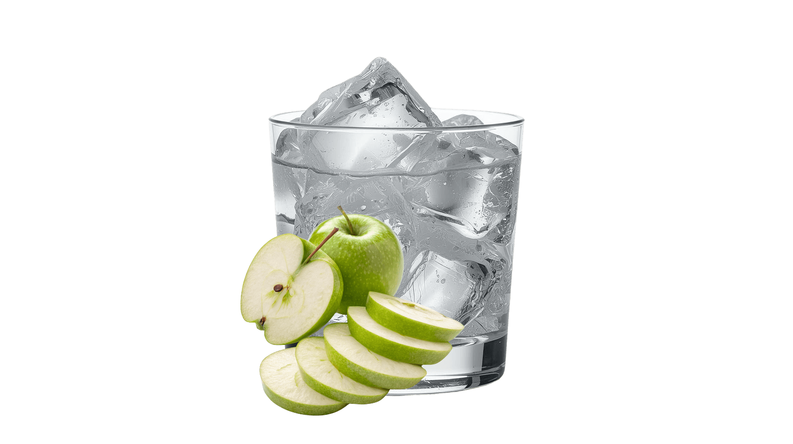 Meyveli buzlu şerbet (Yaz İçeceği), meyve parçacıklı, serinletici kafe içeceği.