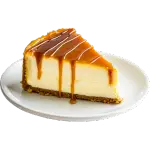 cheesecake, ahşap masada huzurlu tatlılar.