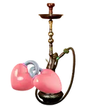 Rahat koltuklarda oturan müşteri, kahve keyfi ve nargile molası