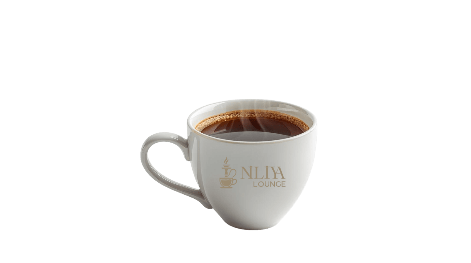 Taze demlenmiş sıcak filtre kahve mugda, ders çalışmak için enerji.