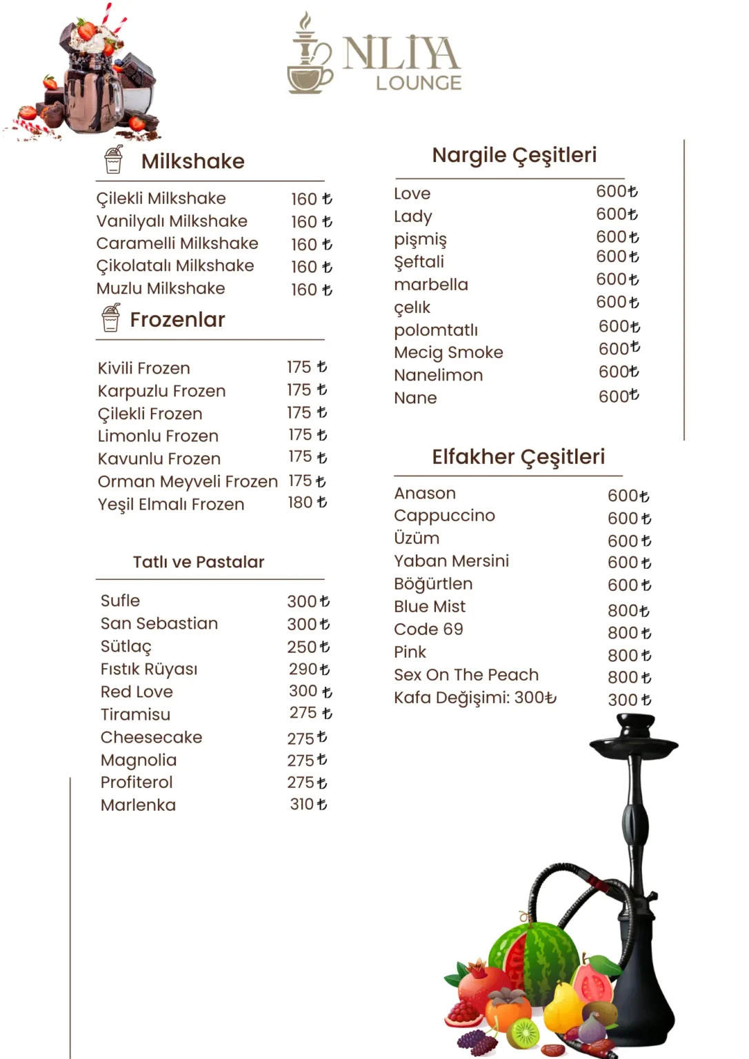 niliyakafe.com menu 2