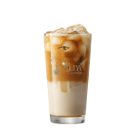 Kremalı ve soslu yoğun çikolatalı milkshake, kafenin soğuk içecek menüsü.