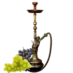 Nargile, tatlı ve içecekleri gösteren niliyakafe menüsü.